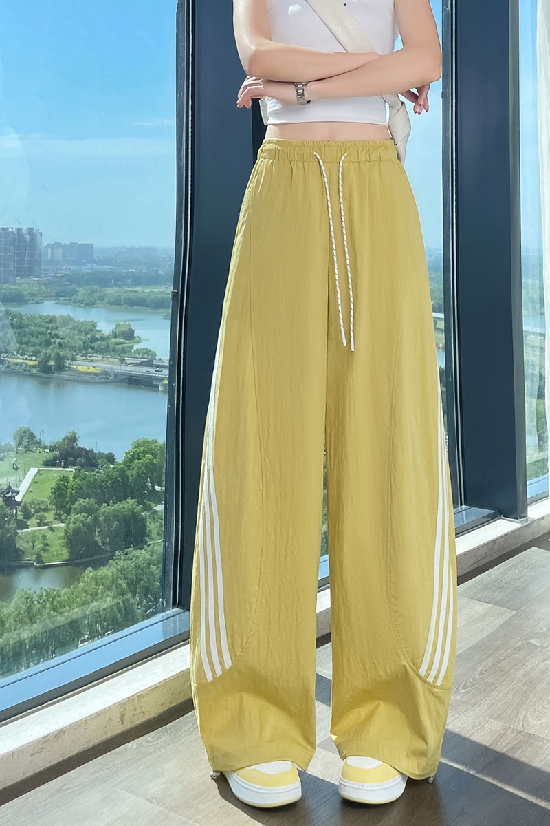 實拍2026夏季新款薄款速干兩穿工裝褲高腰休閑褲運動褲女