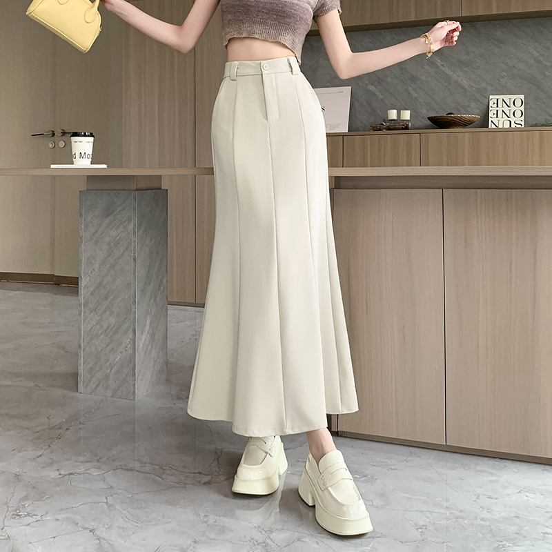 MY12028# 中长款鱼尾裙新款高腰气质高腰包臀中长裙半身裙女女裝貨源服...