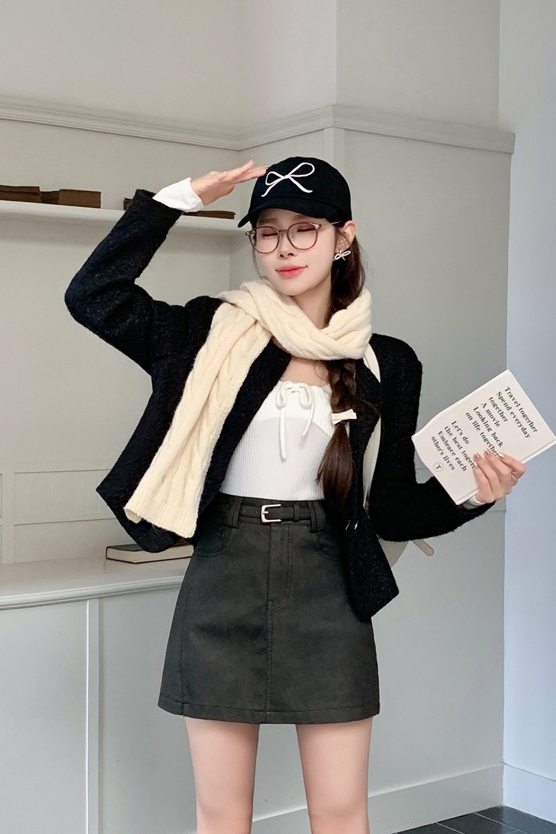 有貨皮裙女2025秋冬防走光褲裙百搭半身裙pu皮短裙高腰a字裙腰帶