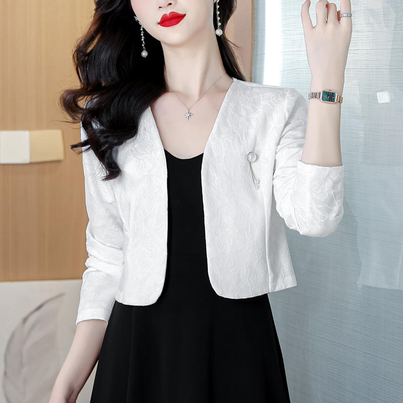 MY16475# 短款女上衣外套设计感小西服女开衫高级感小香风外套女裝貨源...