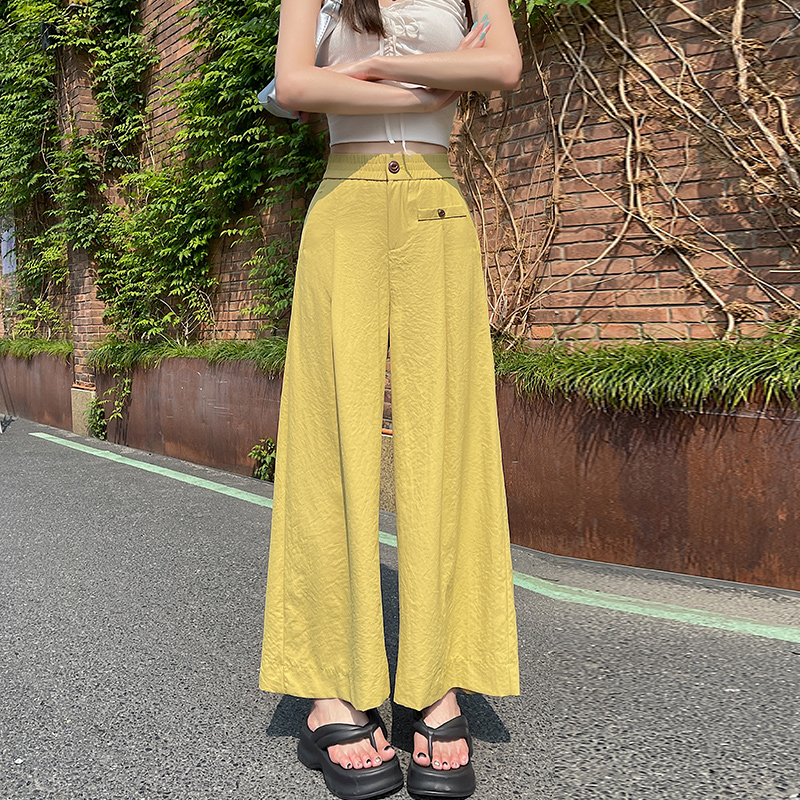 實拍褲裙女2026春夏新款冰絲戶外速干高腰顯瘦九分褲百搭休閑褲子