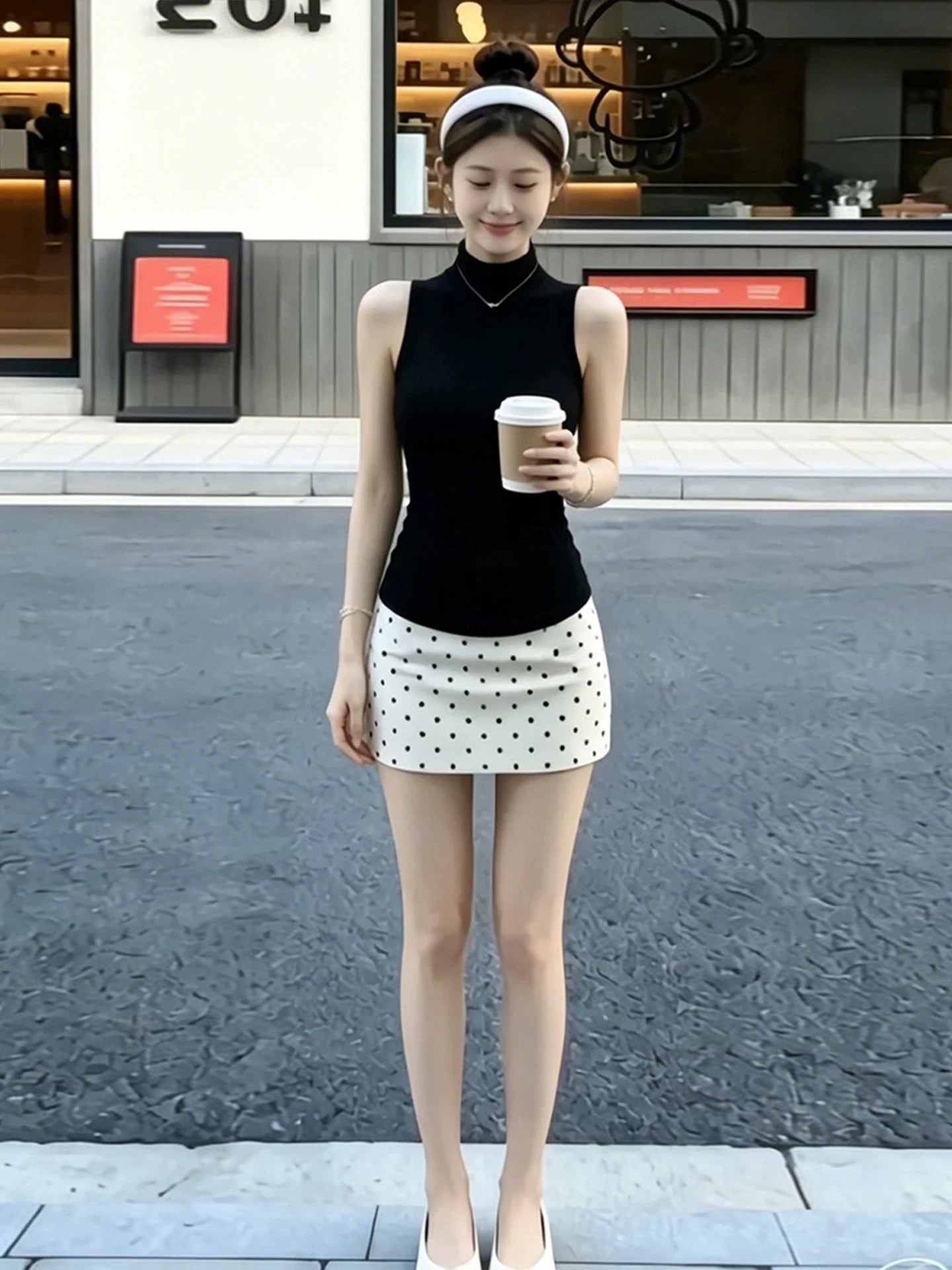 黑色立領修身極簡風小吊帶背心女2026夏季韓系時尚辣妹不撞款上衣