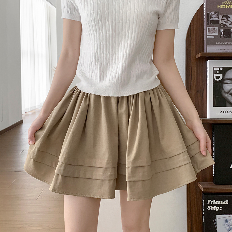 2026夏季新款白色半身裙女韓系學院風通勤制服百搭百褶短裙女