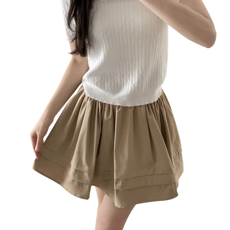 2026夏季新款白色半身裙女韓系學院風通勤制服百搭百褶短裙女