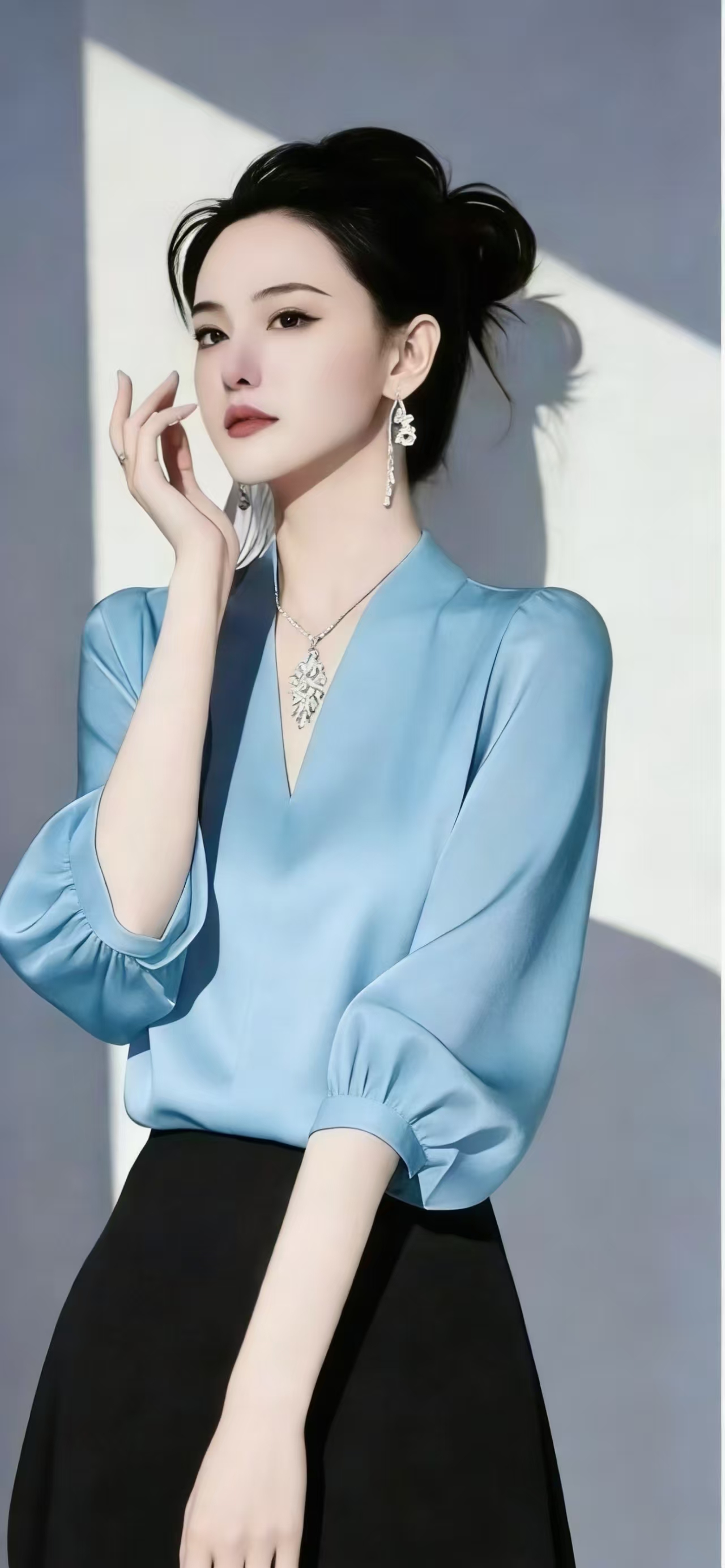 夏法式減齡百搭顯瘦襯衫小眾設計感輕奢襯衣
