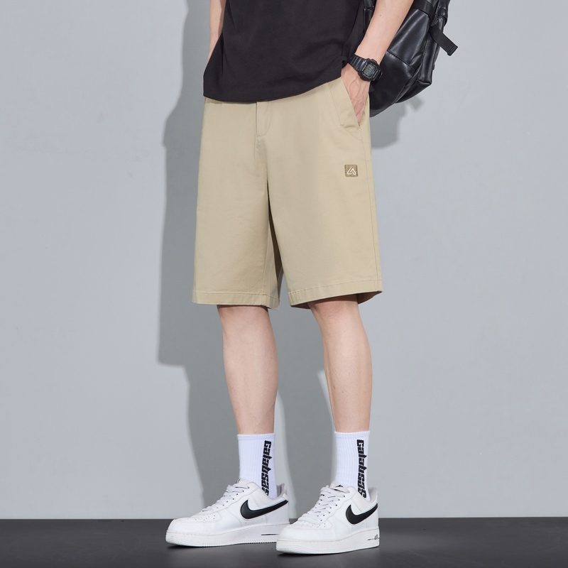2025夏季新款純棉彈力休閑短褲男寬松百搭舒適五分褲