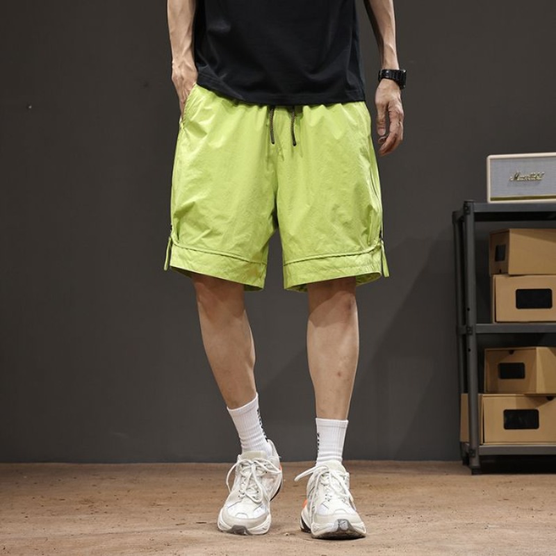 實拍2025夏季新款速干潮牌工裝五分褲男潮流休閑百搭短褲寬松中褲
