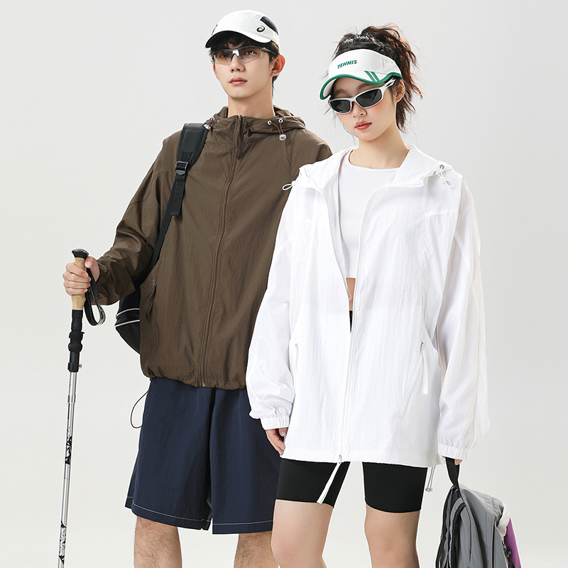 夏季新款UPF50+冰絲防曬衣外套男女中性款輕薄款戶外釣魚防曬服