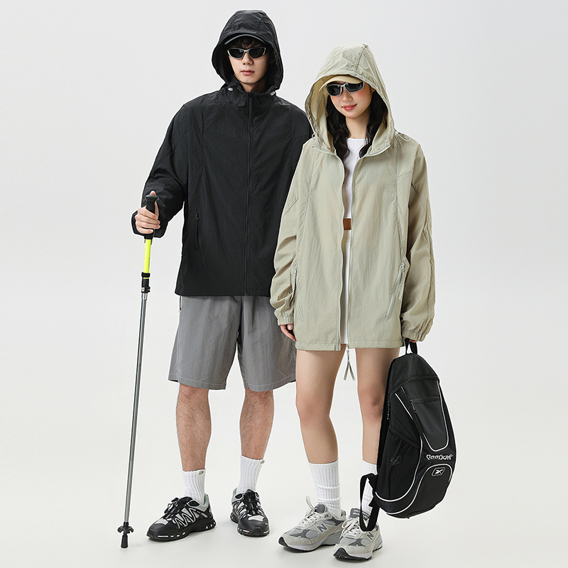 夏季新款UPF50+冰絲防曬衣外套男女中性款輕薄款戶外釣魚防曬服