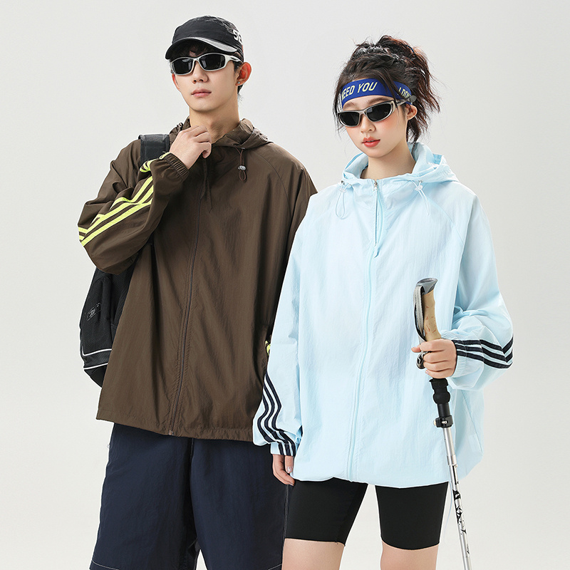 夏季新款UPF50+冰絲防曬衣外套男女中性款輕薄款戶外釣魚防曬服