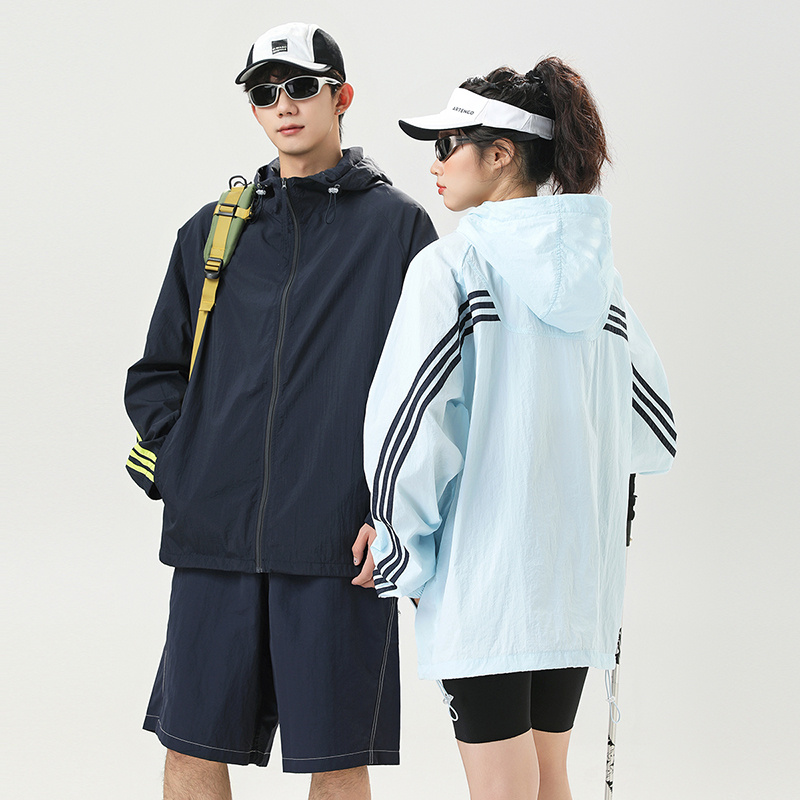 夏季新款UPF50+冰絲防曬衣外套男女中性款輕薄款戶外釣魚防曬服
