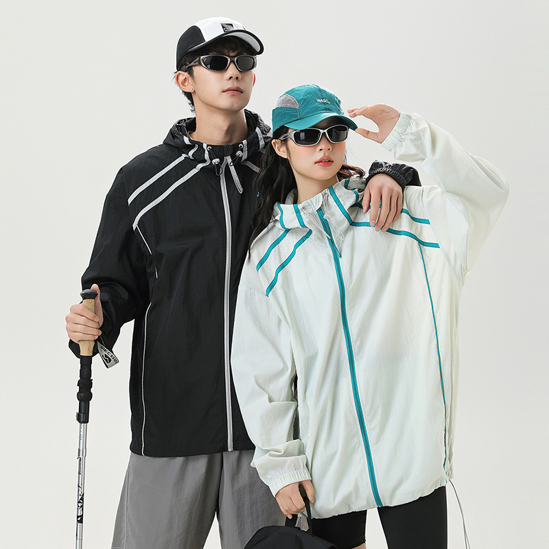 夏季露營新款UPF50+冰絲防曬衣外套男女中性輕薄款戶外釣魚防曬服