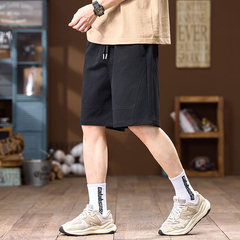 實拍2025夏季純棉短褲薄面料休閑短褲百搭寬松韓版潮流褲子ins潮