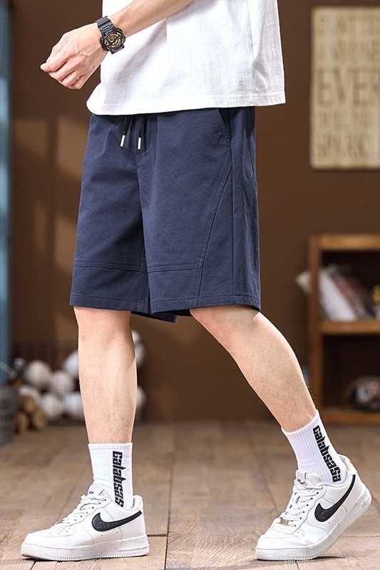 實拍2025夏季純棉短褲薄面料休閑短褲百搭寬松韓版潮流褲子ins潮