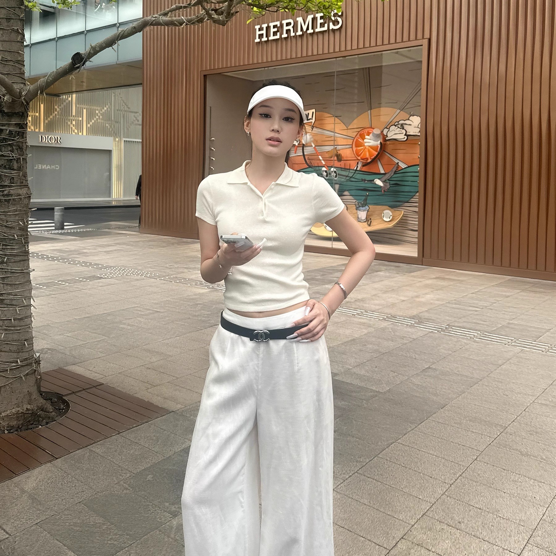 5werkwen 運動老錢 1OO棉紗短袖休閑polo針織上衣夏季新品T恤女