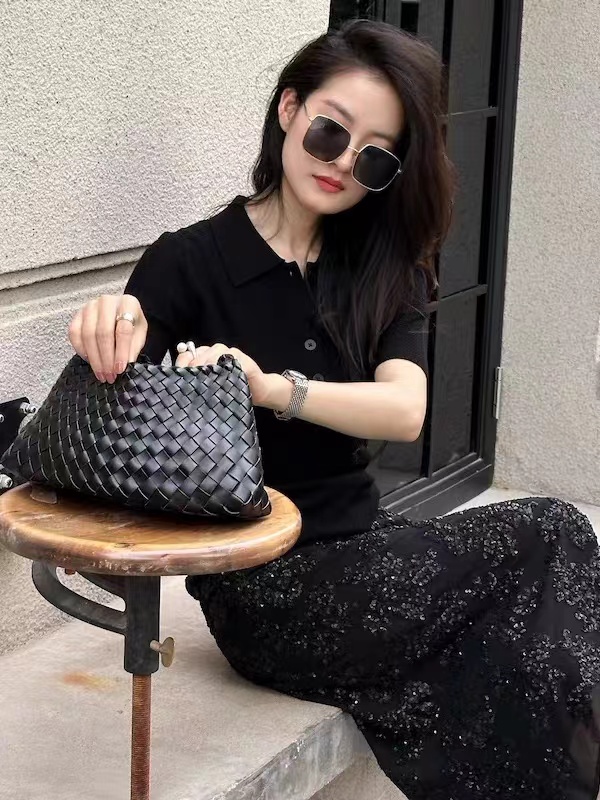 linnMIU系POLO衫夏季短袖羊毛衫毛衣女百搭針織衫M25MS284