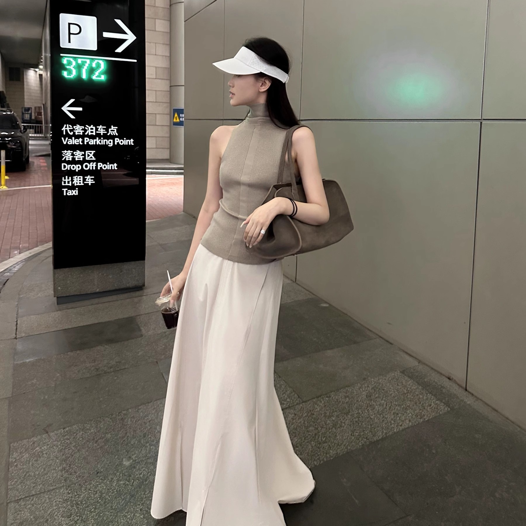 5werkwen 古早美學 五色好穿羊毛混紡針織吊帶背心高領基礎百搭款