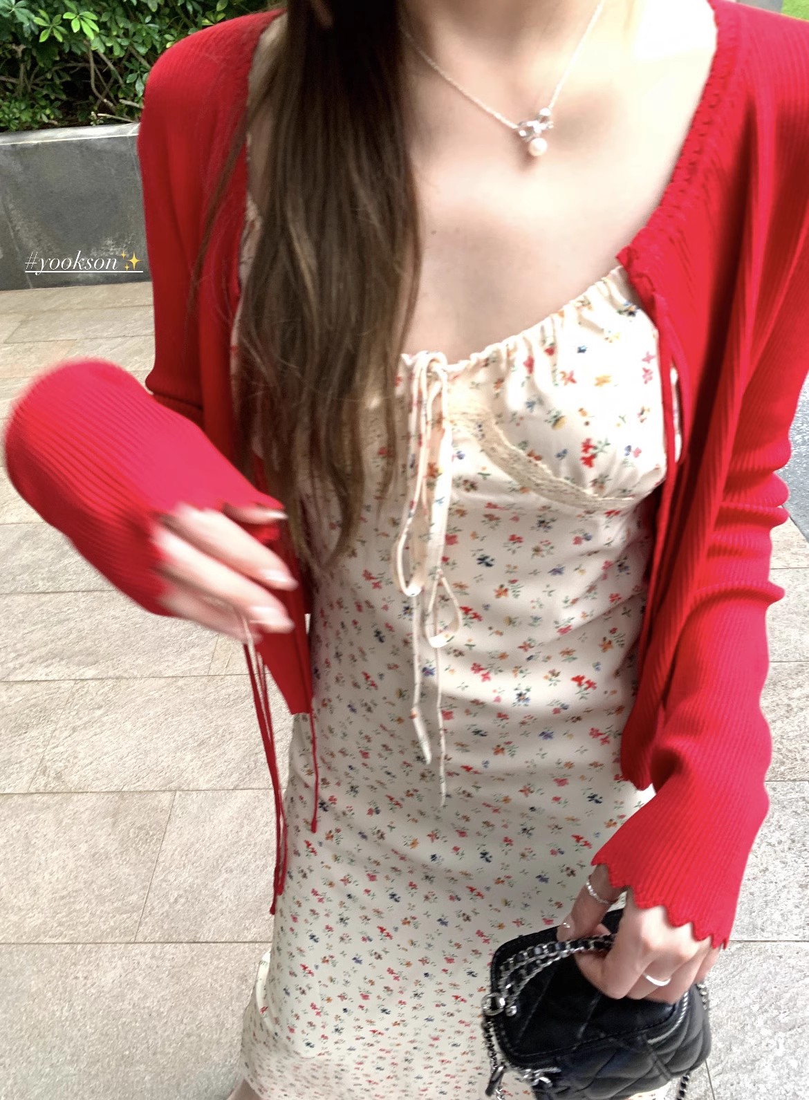 HEYGIRL黑哥 春日小衫 三色閉眼入 女春短款顯瘦綁帶花邊針織開衫