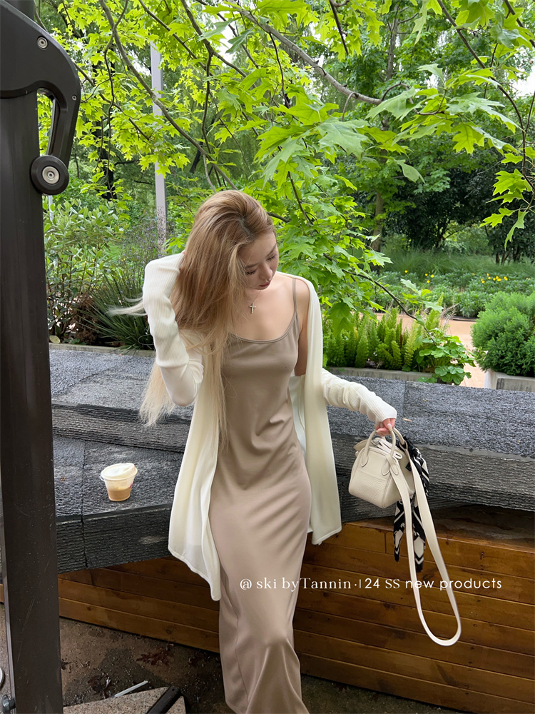 ski byTannin沁水兒透涼涼100%天絲防曬開衫女新百搭休閑顯瘦上衣