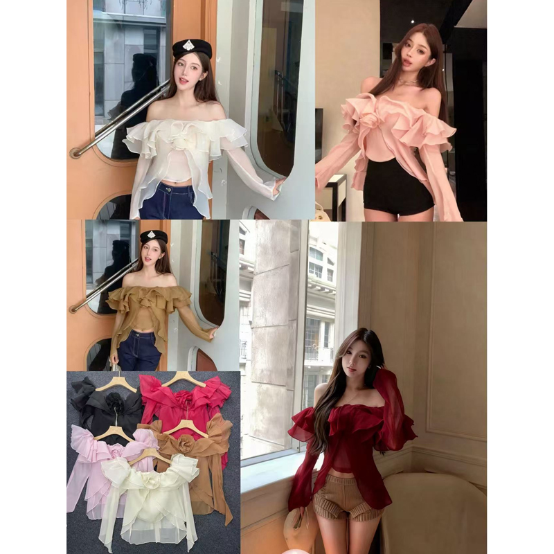 宮廷風輕奢重工釘珠拼接蕾絲立領襯衫女秋冬抗皺緞面襯衣洋氣上衣