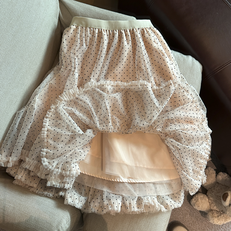 實拍不規則公主裙2026春夏網紗蛋糕裙半身裙女蓬蓬中長裙仙女裙