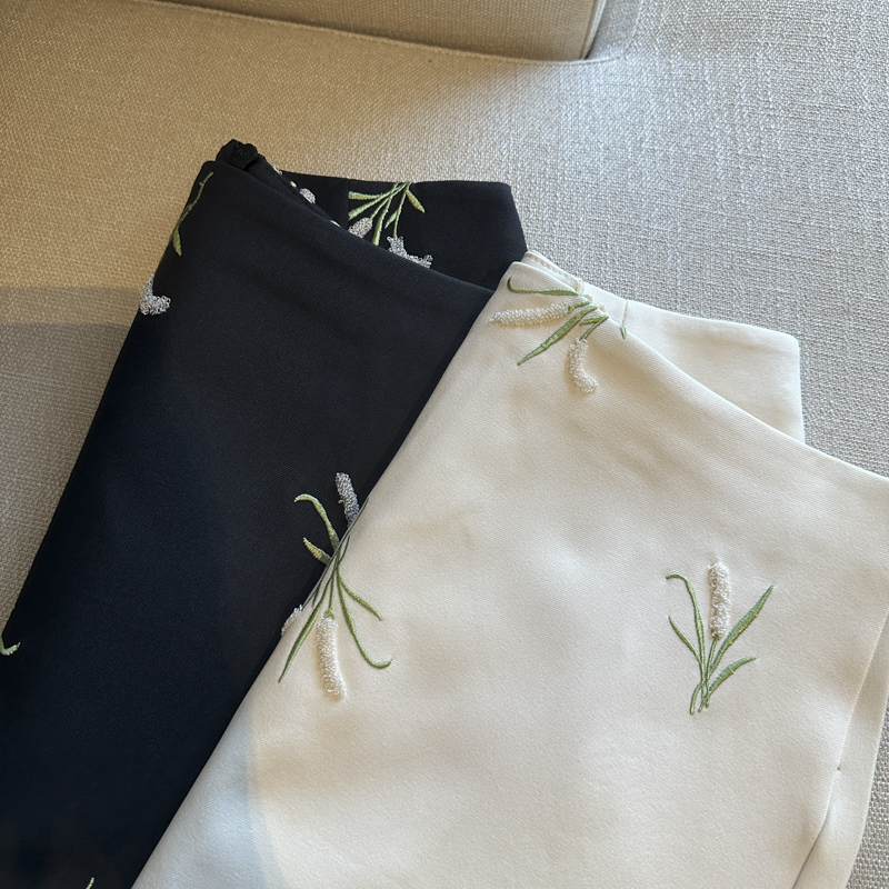 實拍 重工刺繡半身裙女2026新款高腰顯瘦a字包臀裙防走光內襯短裙