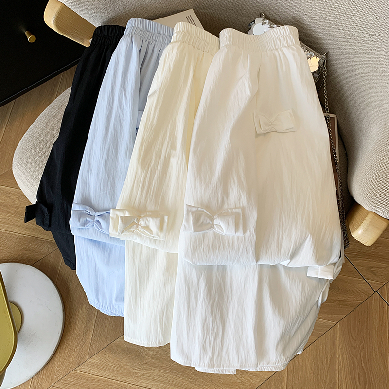 立體蝴蝶結半身裙女2025夏季新款甜美溫柔小眾設計感裙子
