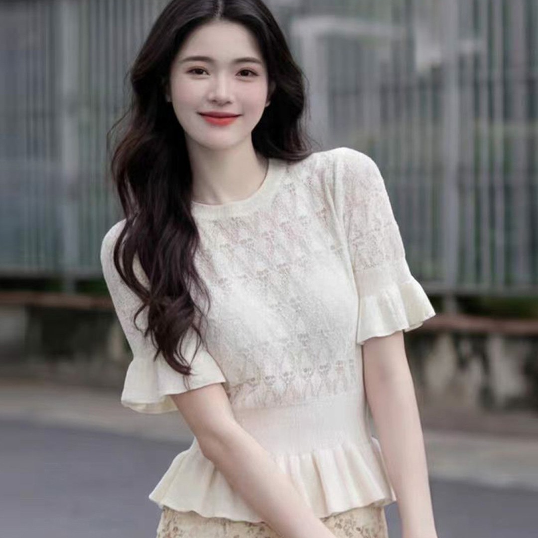 法式氣質白色襯衫女2026夏季新款小個子短款高級感獨特漂亮小上衣