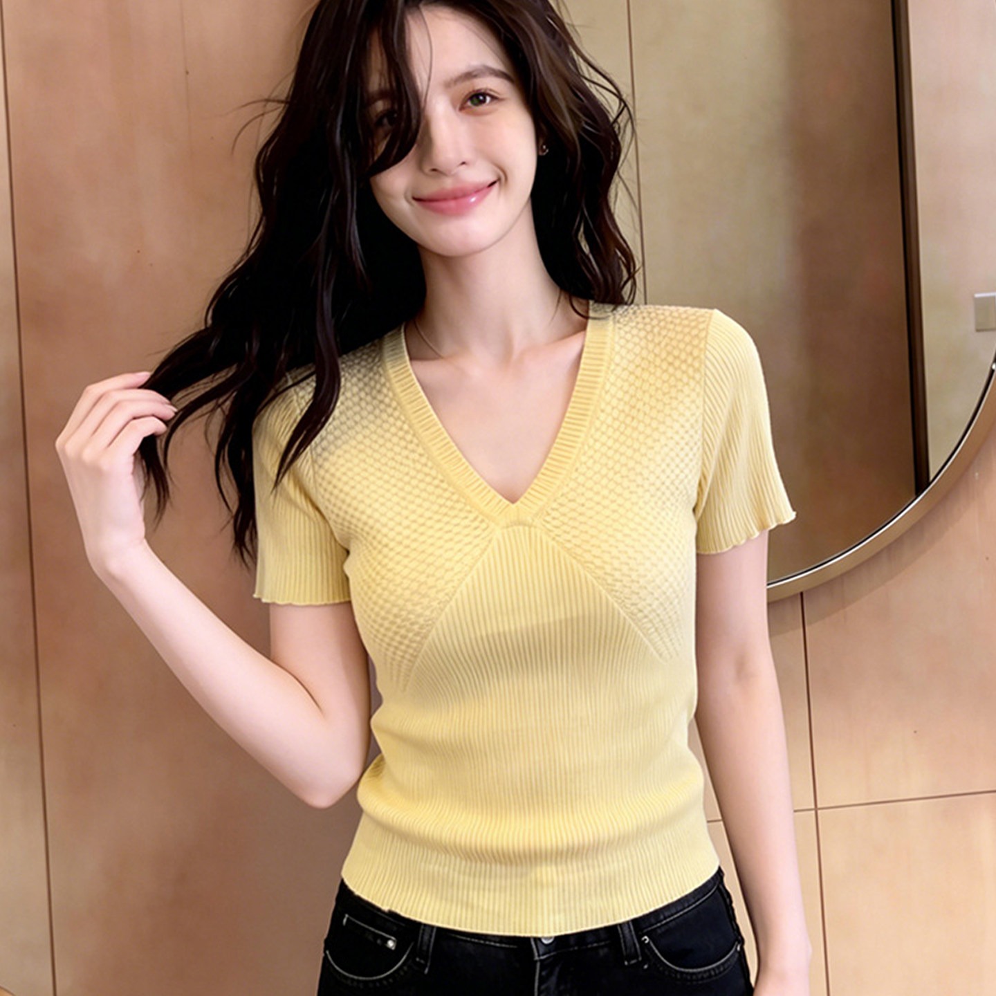 獨特漂亮短袖t恤女2026新款夏季穿搭小個子絕美巨好看的短款上衣
