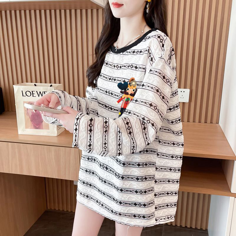 FA36567# 首发华棉棒球服新款连帽上衣大码学院风复古宽松开衫女 服裝批發女裝批發服飾貨源