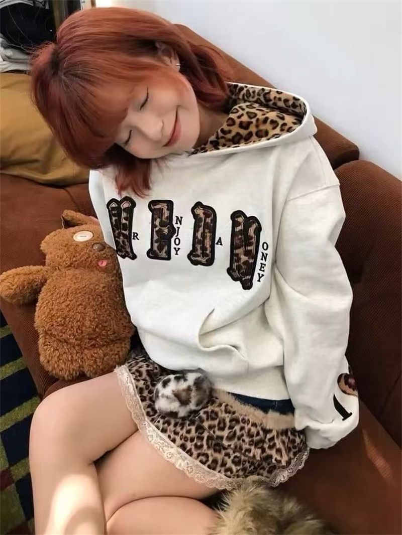 MY14486# 纯棉华棉复合薄款贴片绣 连帽卫衣男女同款女裝貨源服裝批發