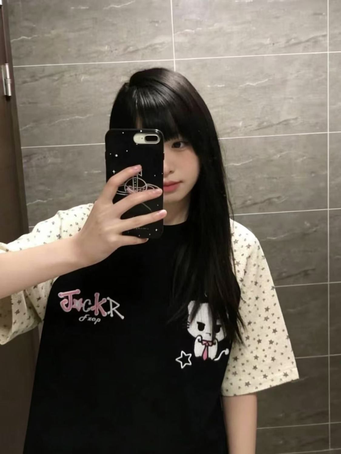 原版工藝 刺繡+內里鋪布純棉220克短袖t恤女