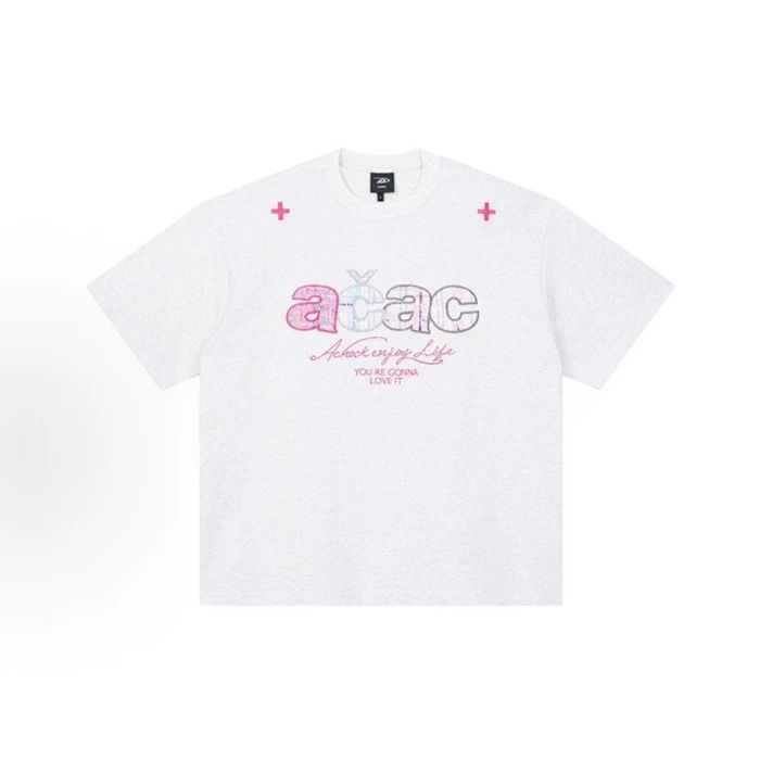 小香風刺繡貼布+內里鋪布19支220克純棉短袖T恤男女