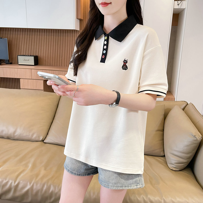 實拍 50棉50滌曼巴棉 短袖t恤女
