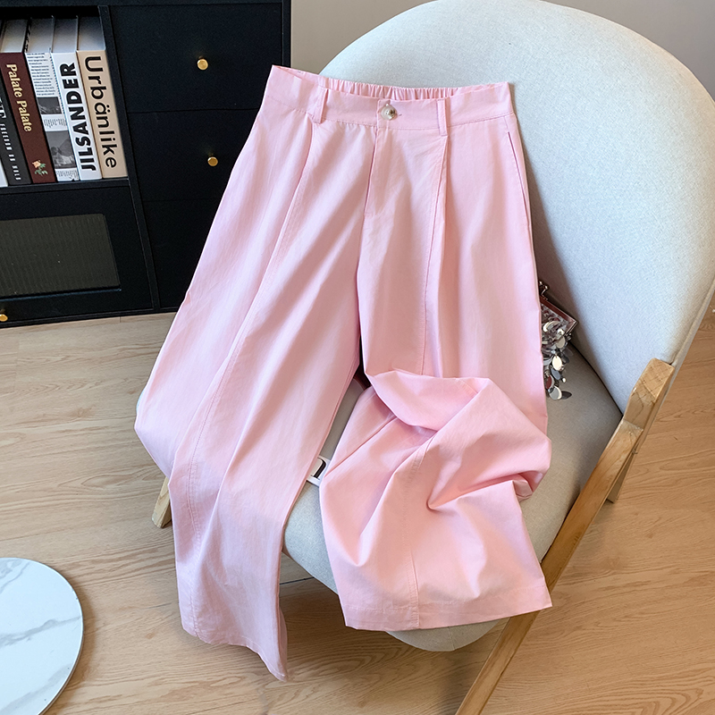 MY12207# 气球裤夏季新款高腰显瘦薄款通勤休闲百搭阔腿长裤女裝貨源服...