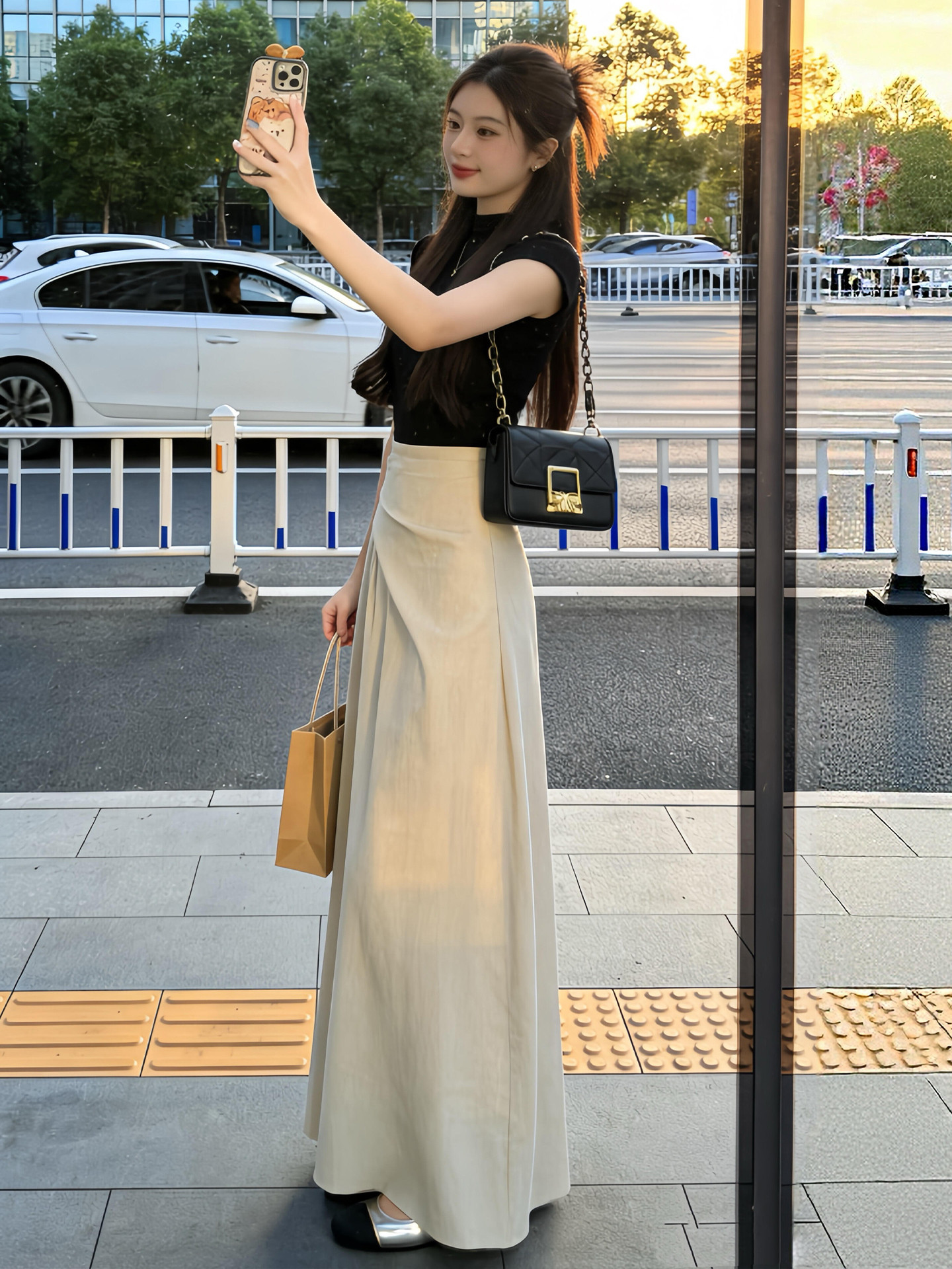 小個子氣質半身裙女早春2026新款巨好看初夏韓系長裙