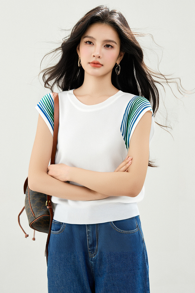 ◆◆針織馬甲背心女夏季設計感無袖坎肩上衣