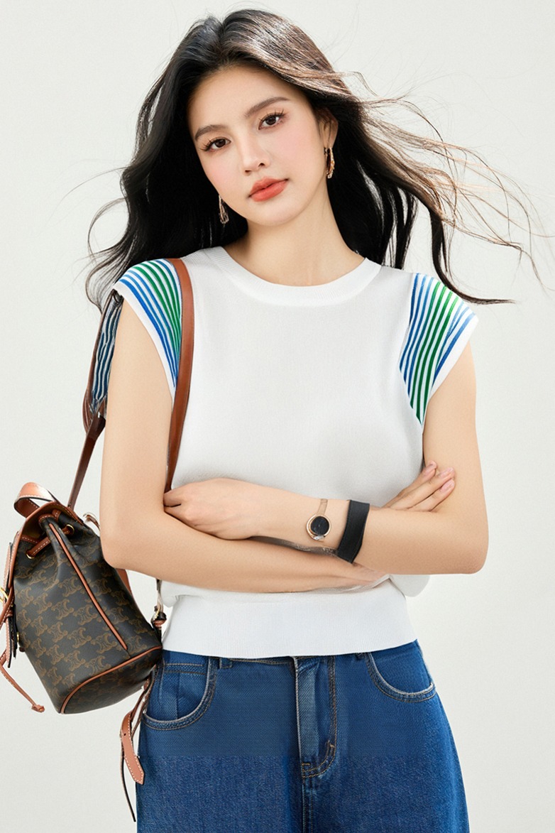 ◆◆針織馬甲背心女夏季設計感無袖坎肩上衣