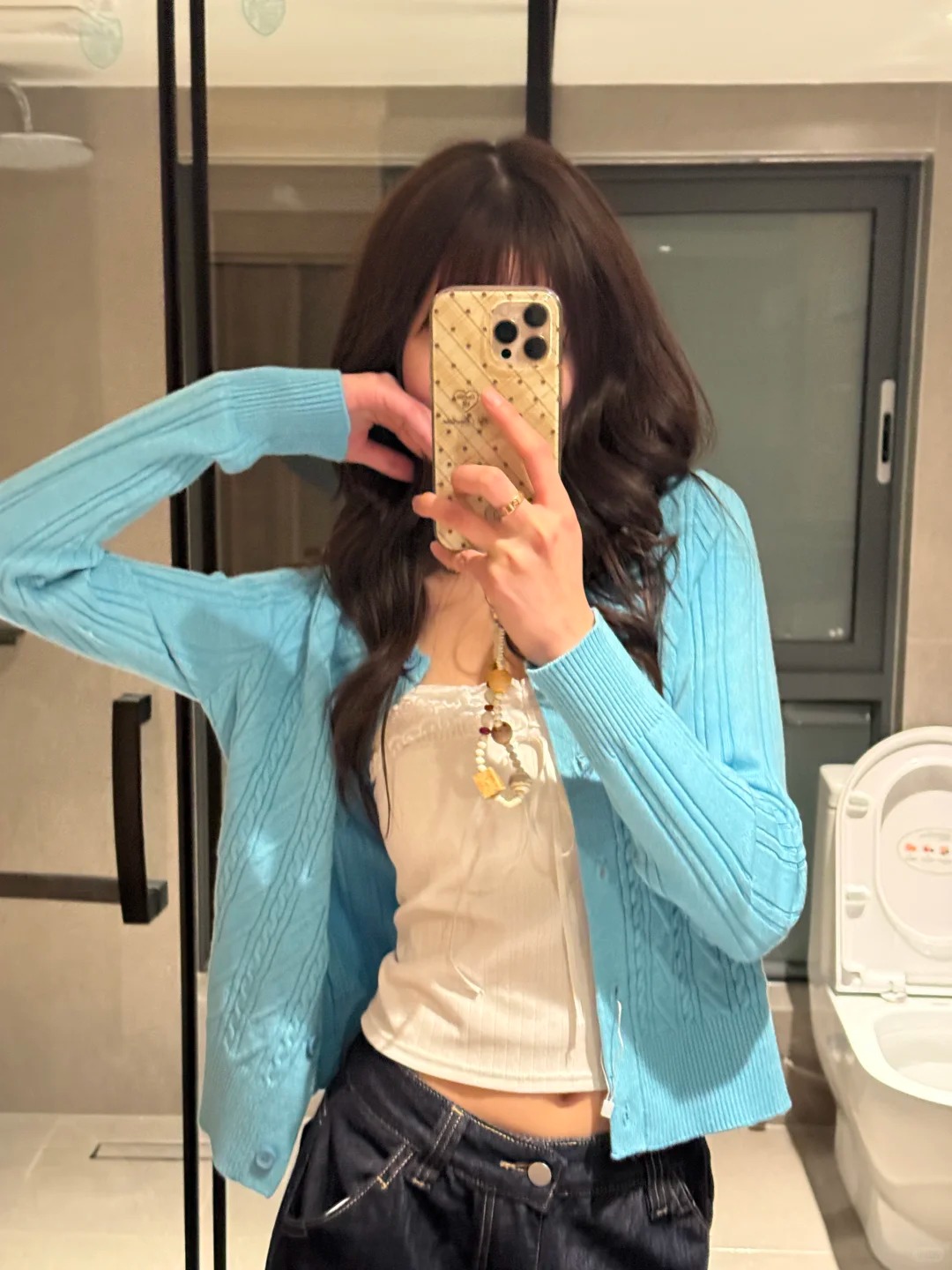 多巴胺玫紅色針織開衫女春季韓系甜美風減齡小眾修身毛衣外套上衣