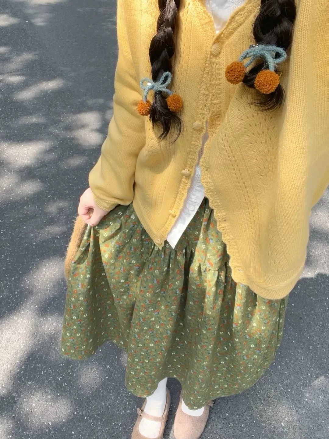 黃色毛衣外套女2026春季新款穿搭韓系鏤空針織開衫加厚小個子上衣