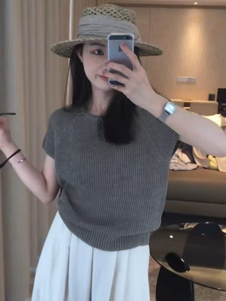 獨特超好看高級感針織衫女款2026新款夏季薄款法式氣質百搭上衣服