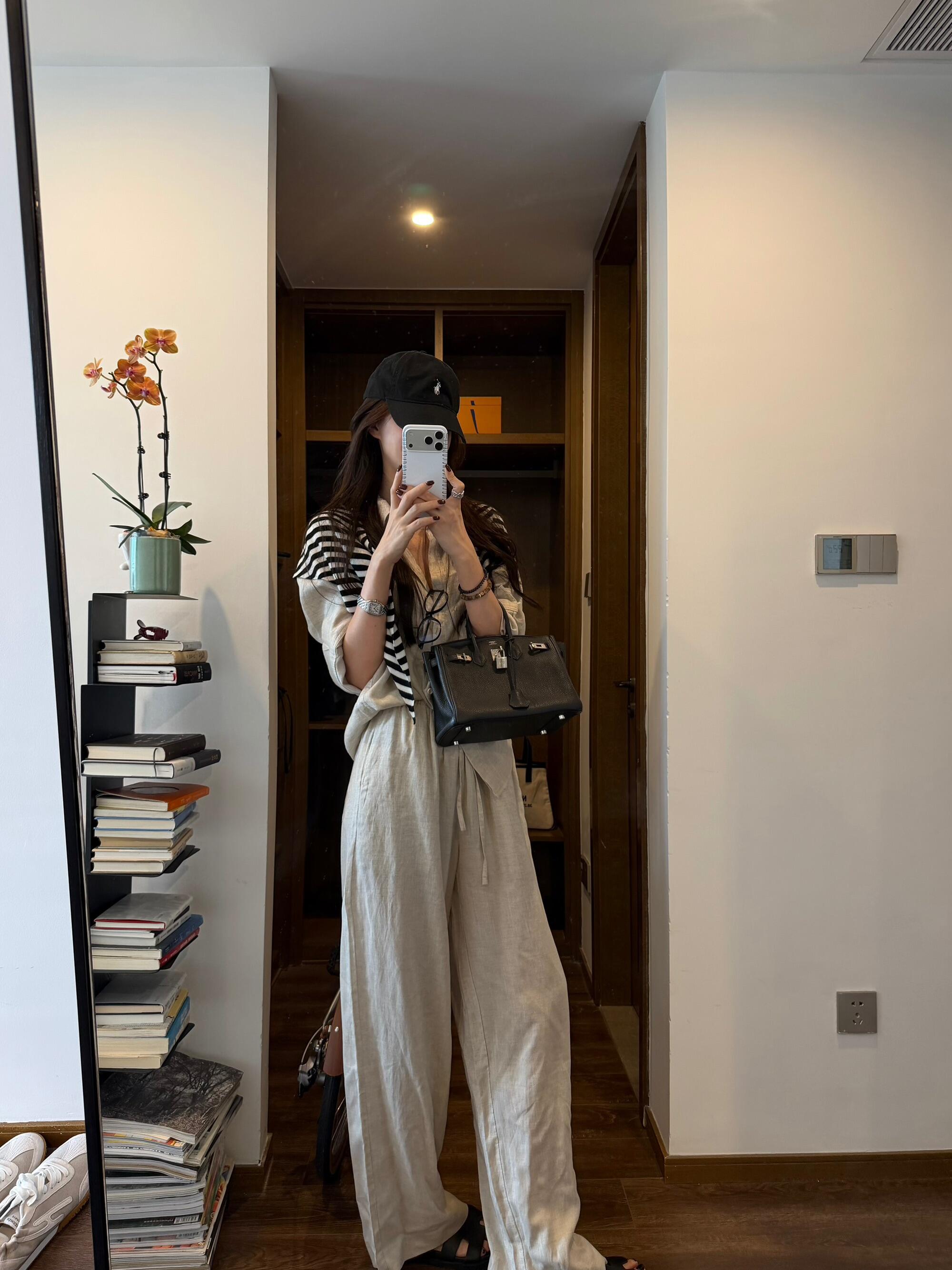 高級感亞麻闊腿褲女2026新款夏季慵懶老錢風