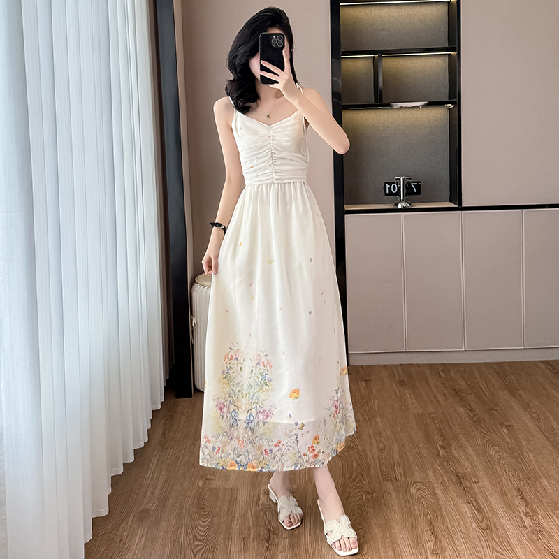 氣質時尚套裝裙女夏裝2026年夏季新款防曬開衫吊帶連衣裙子兩件套
