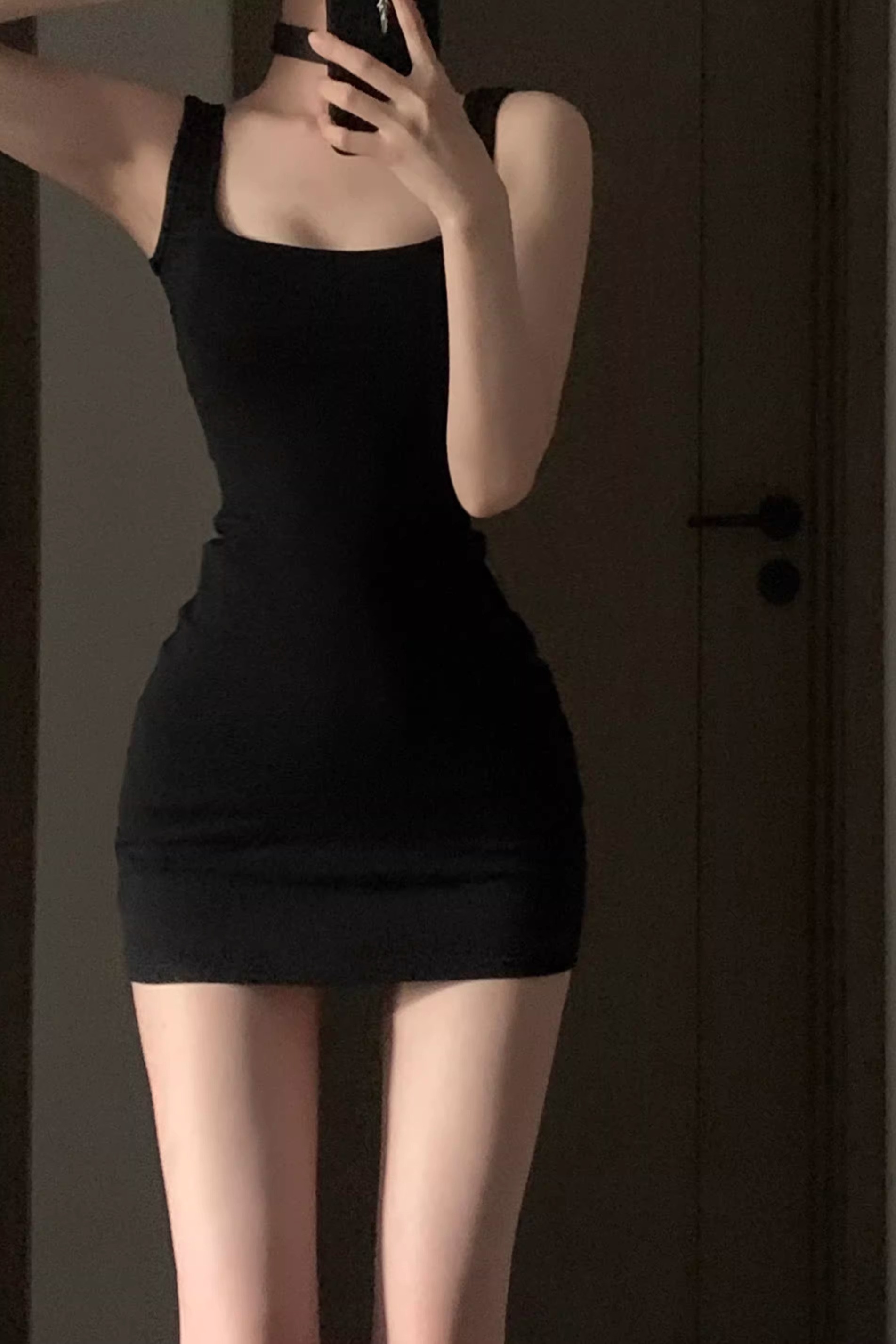 官圖 40支純棉 220克 2026夏裝吊帶連衣裙女半身裙