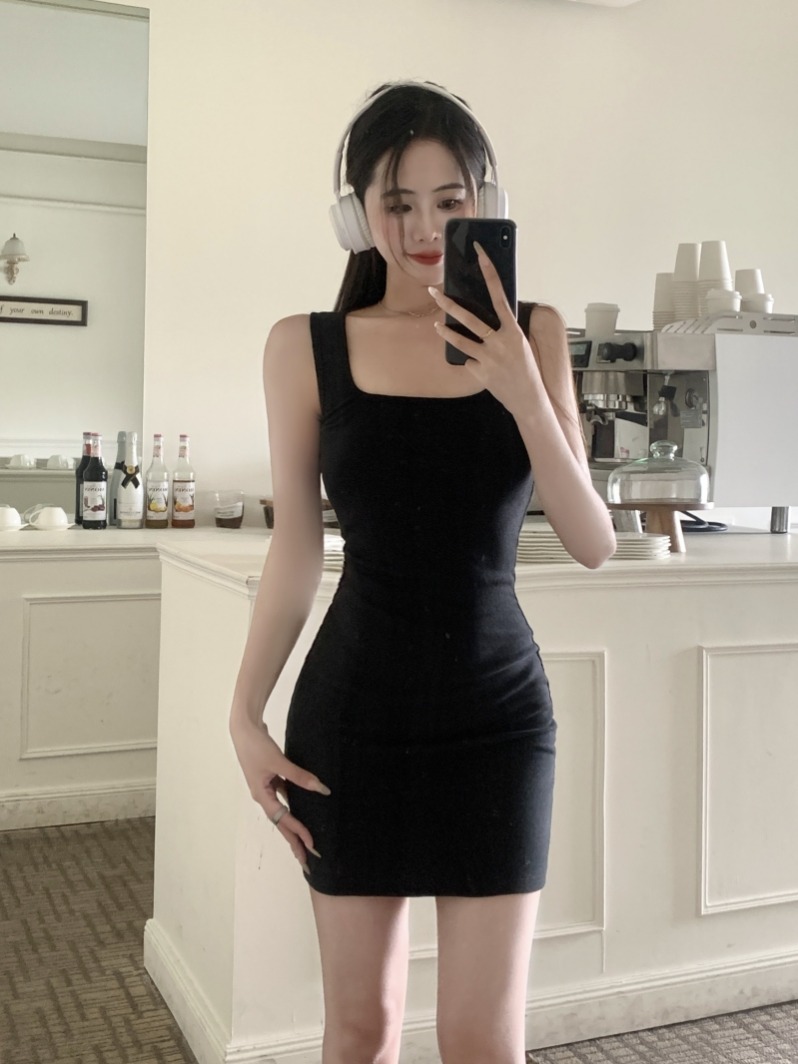 實拍 實價 40支純棉 2026夏裝吊帶連衣裙女半身裙