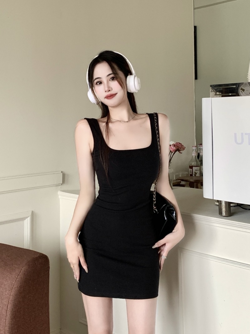實拍 實價 40支純棉 2026夏裝吊帶連衣裙女半身裙