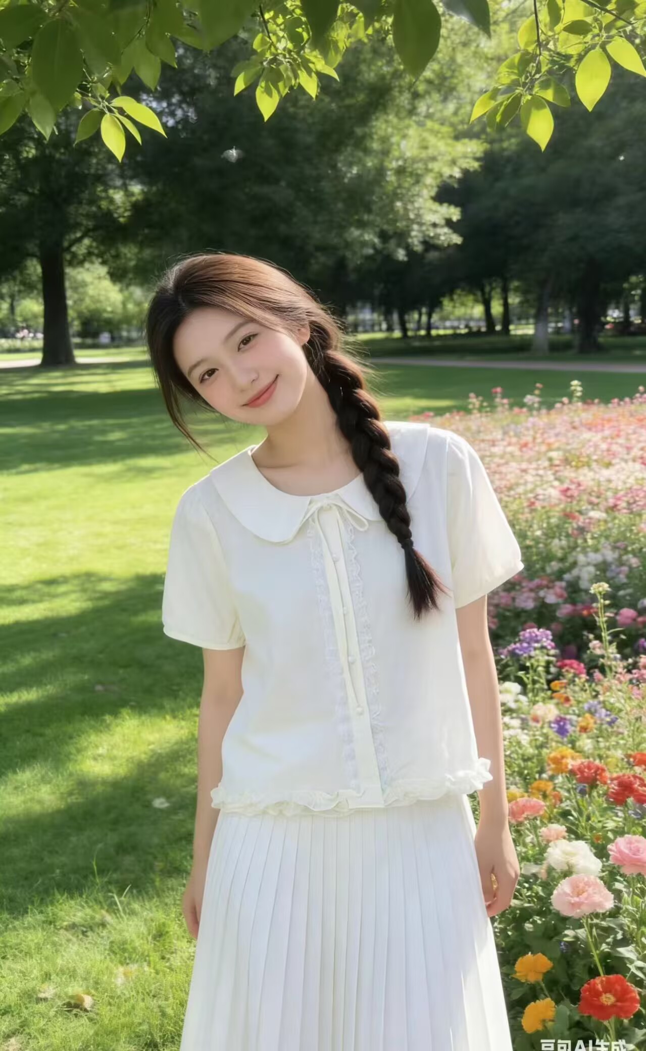 溫柔甜美風娃娃領短袖襯衫女2026夏季新款設計感小眾寬松上衣