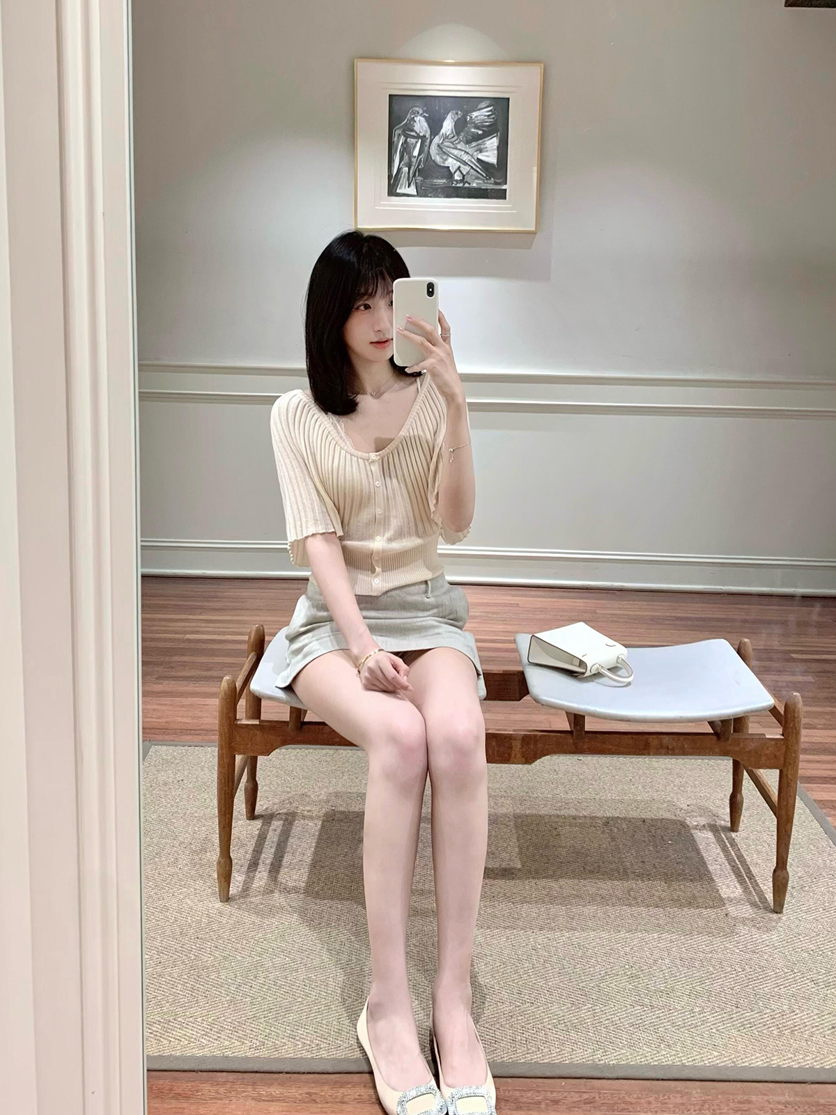已到貨   風琴褶大圓領針織上衣
