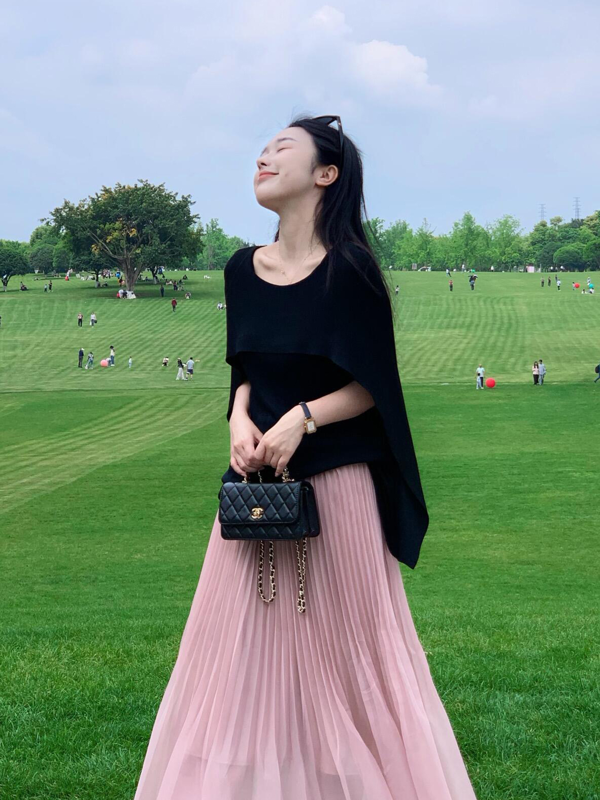 已到貨 溫柔綺夢夏季韓系女神斗篷設計感顯瘦冰感氣質