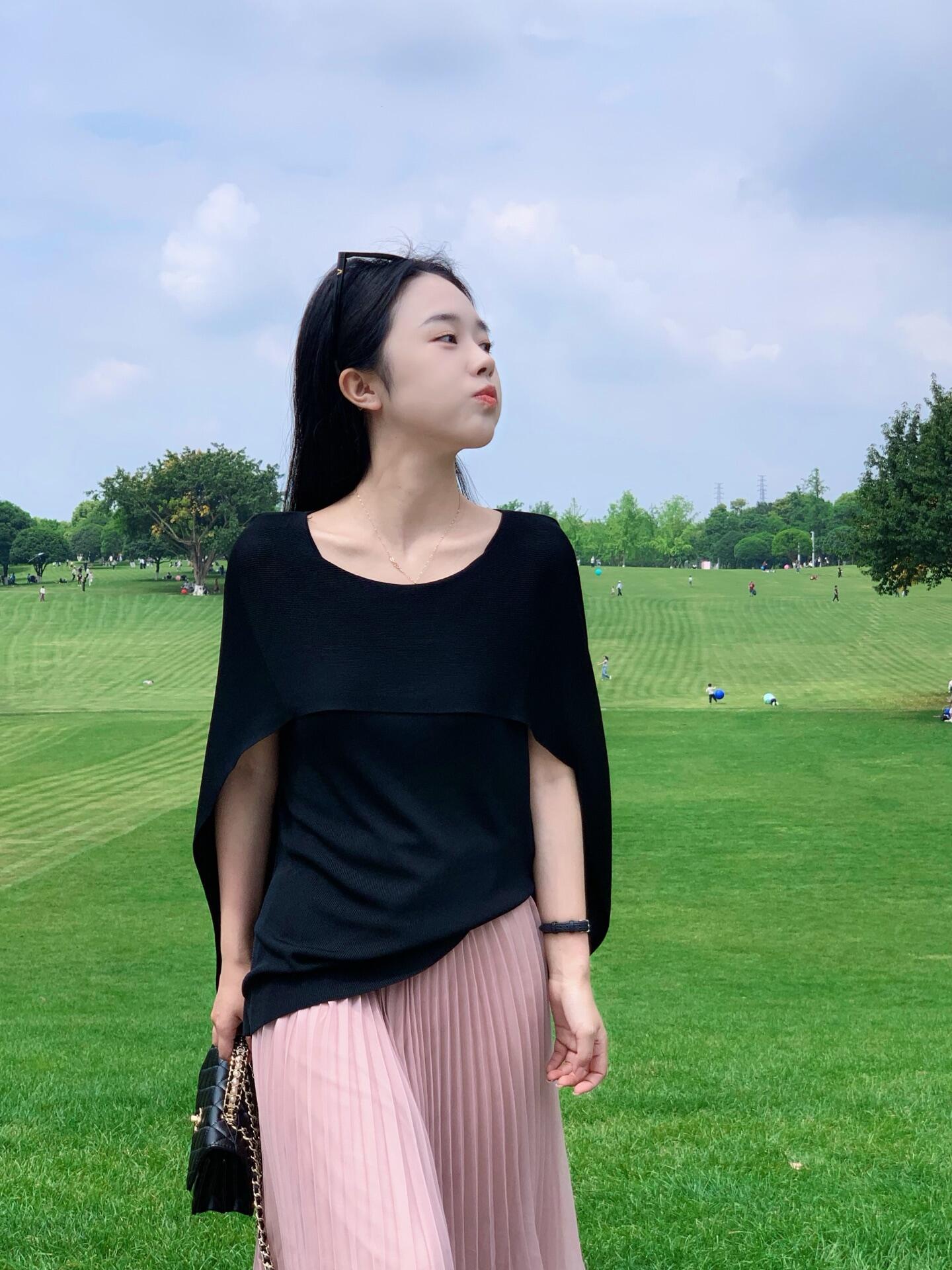 已到貨 溫柔綺夢夏季韓系女神斗篷設計感顯瘦冰感氣質